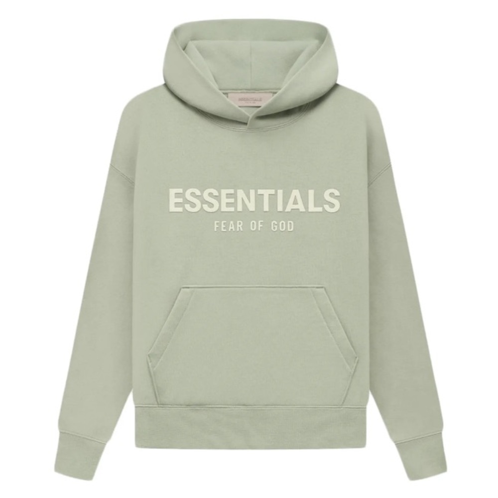Fear of God Essentials kids Hoodie Sea foam